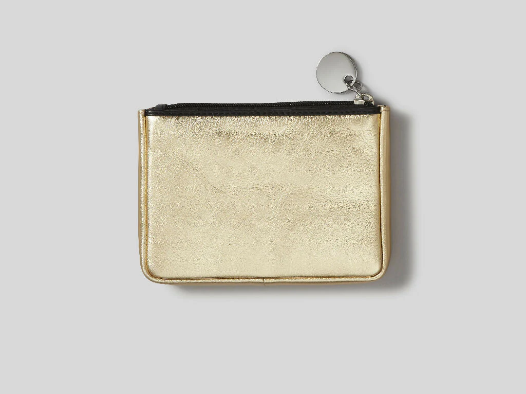 Mabel Sheppard Metallic Leather Happy Purse - Image 4