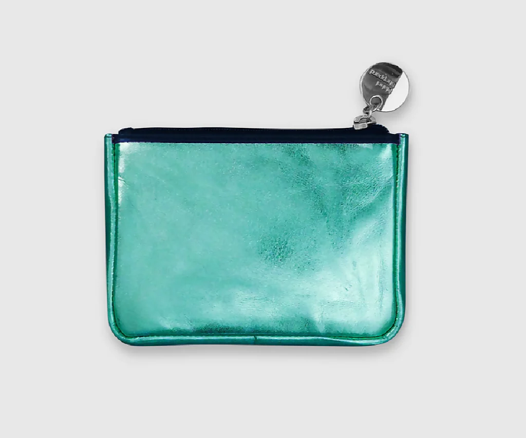 Mabel Sheppard Metallic Leather Happy Purse - Image 5