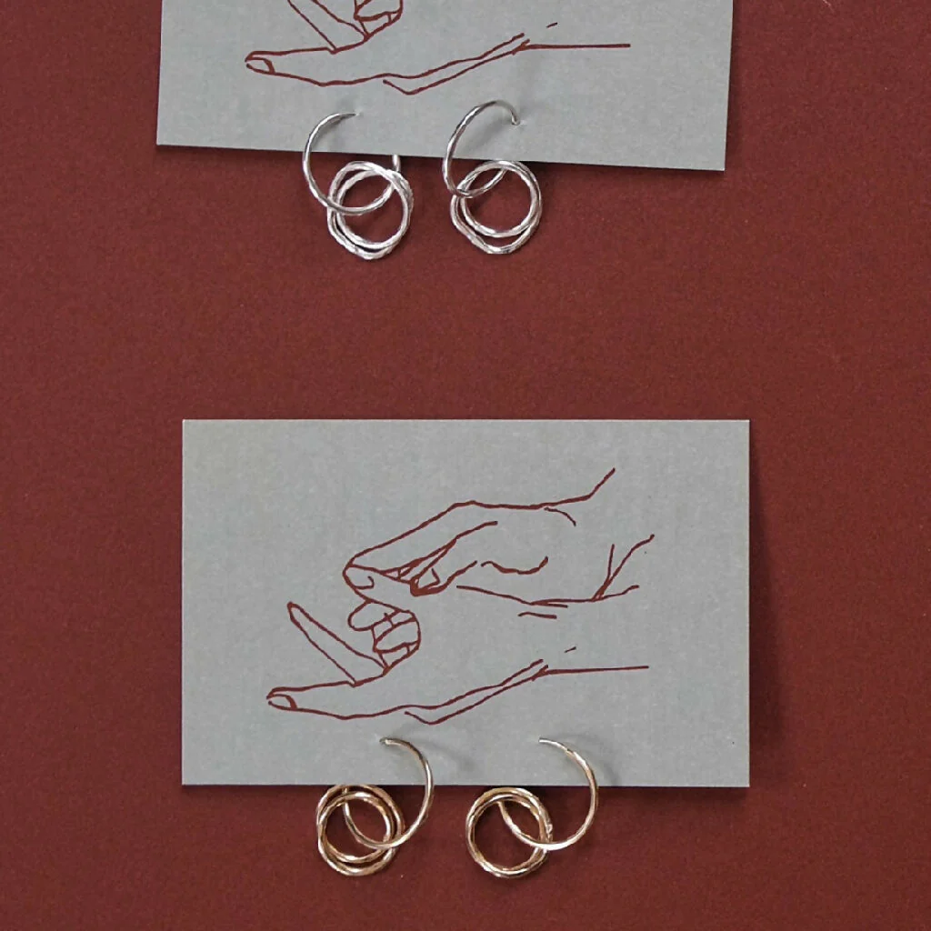 Mini knot drop hoops