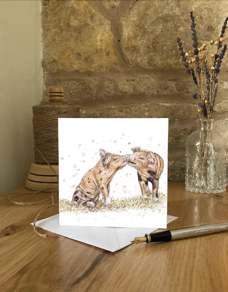 Missing You Pig Time!| Greetings Card
