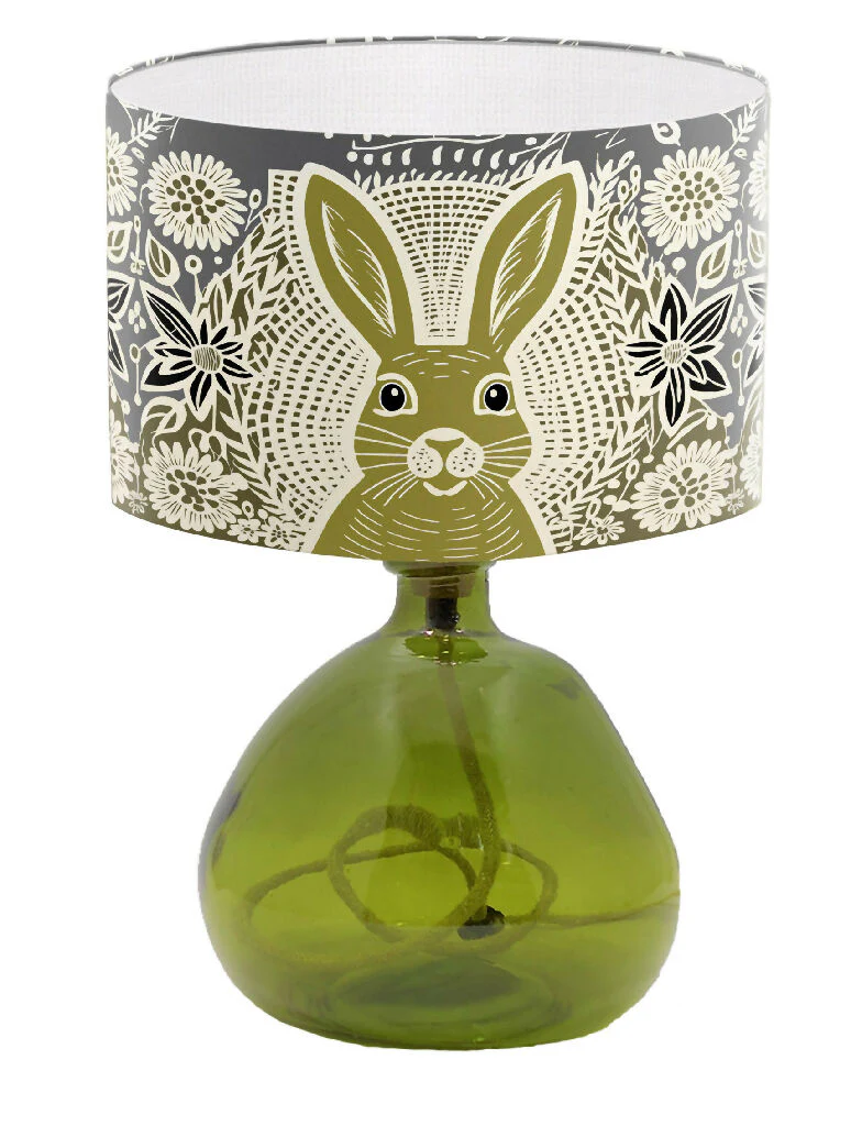 Modern Rabbit Print Lampshade - Image 4