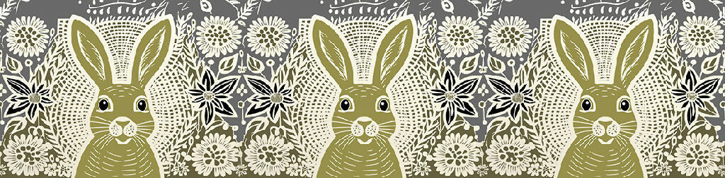 Modern Rabbit Print Lampshade - Image 5