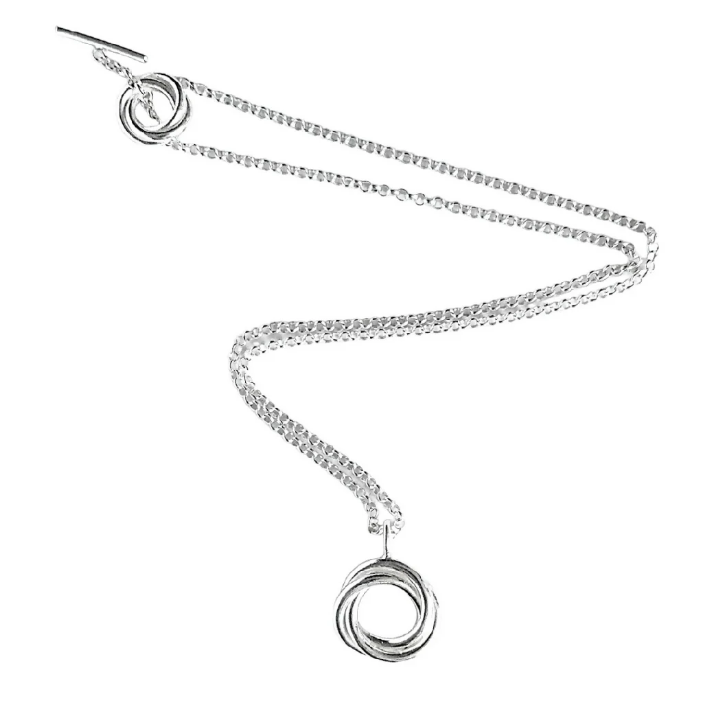 Modern Rose Chain Necklace - Image 2