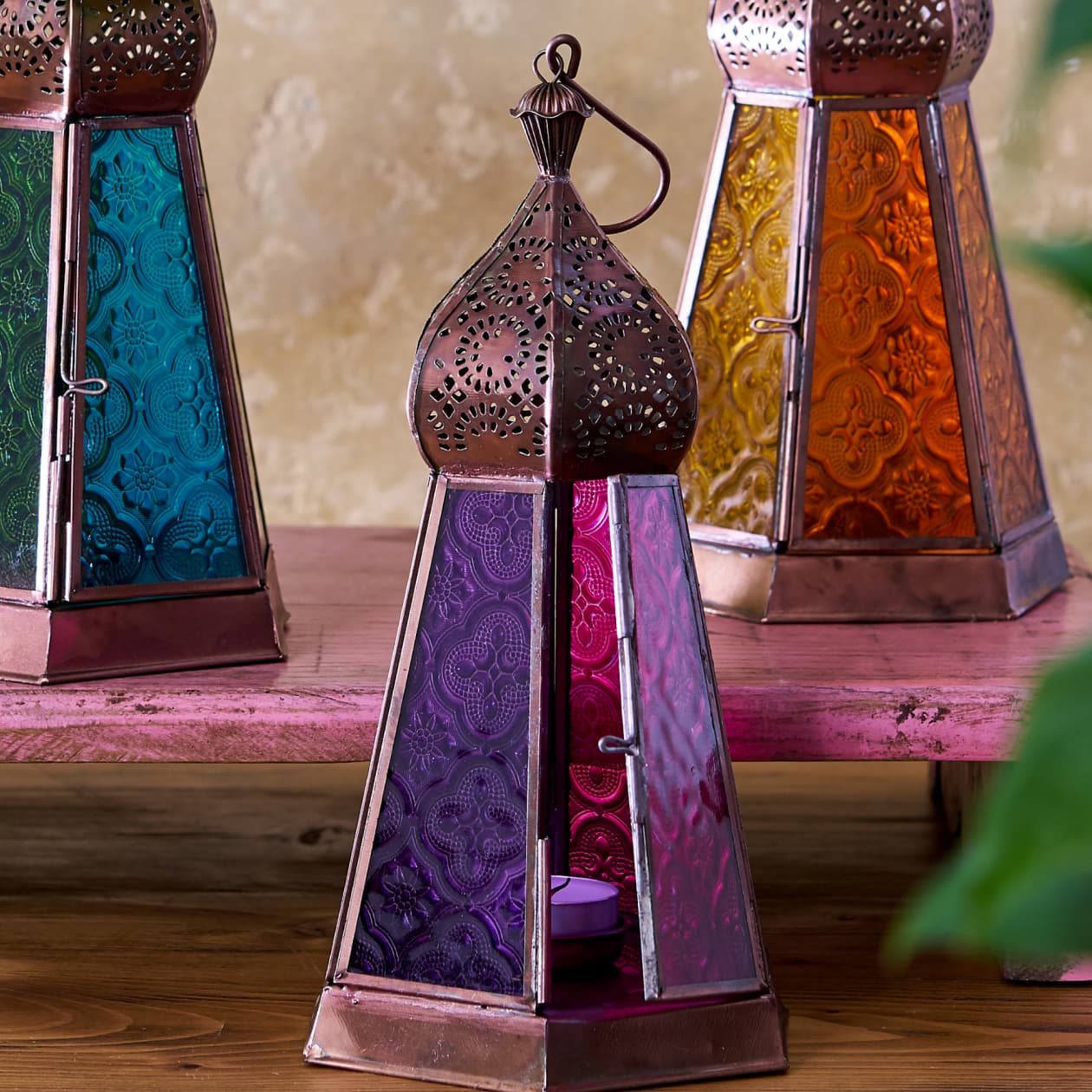 Moroccan Glass Lanterns - Image 4