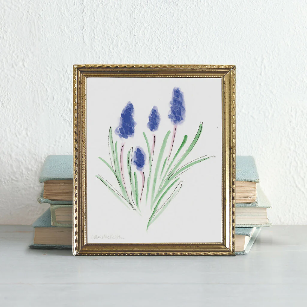 'Muscari' Framed Original Art