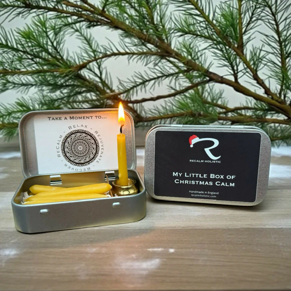 My Little Box of Christmas Calm - Mini Beeswax Candles Set - Image 6
