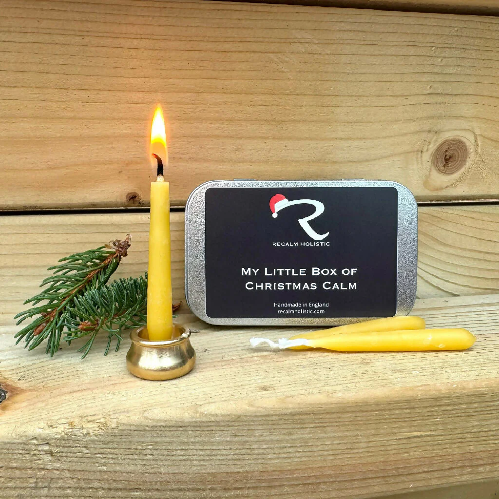 My Little Box of Christmas Calm - Mini Beeswax Candles Set - Image 7