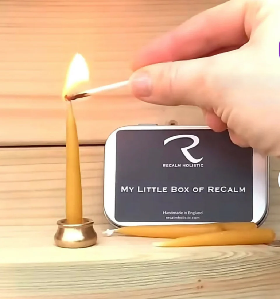 My Little Box of ReCalm - Mini Beeswax Candles Set - Image 3