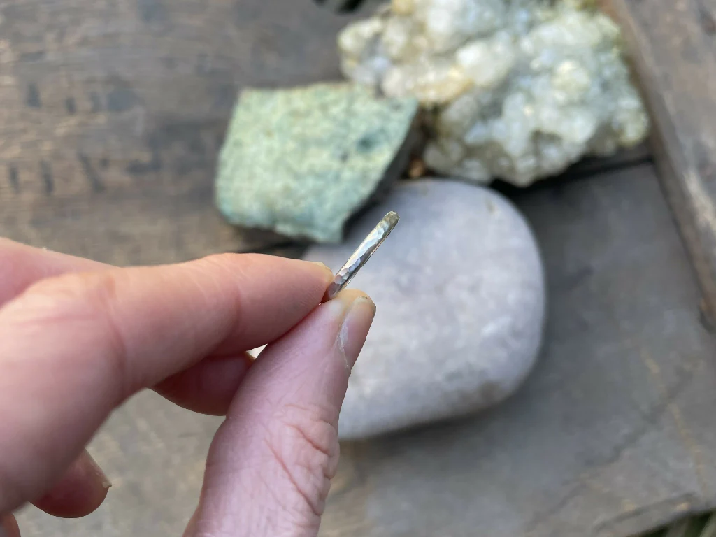 Narrow Silver Luna Ring - Image 5