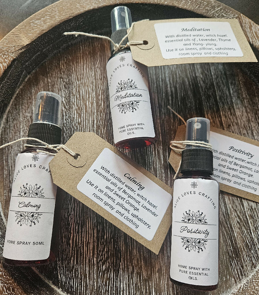 Natural Aromatherapy Room & Linen Spray 30ml travel size