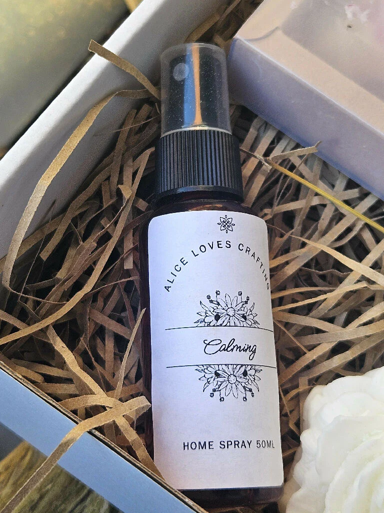 Natural Botanical Bath Melts, Shower Steamers, Calming Spray Gift Set - Image 5