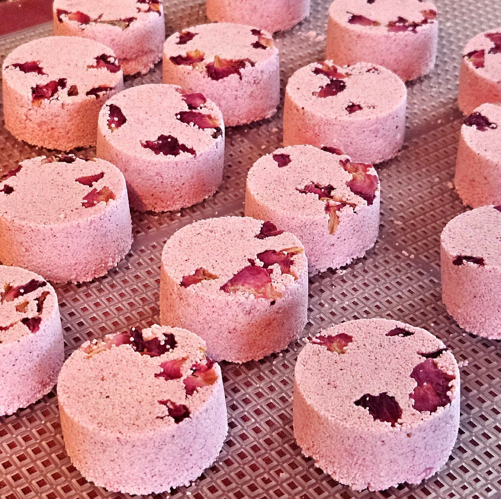 Natural Botanical Bath Melts, Shower Steamers, Calming Spray Gift Set - Image 7