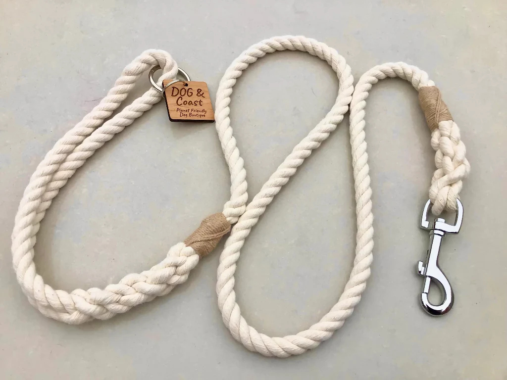 Natural Cotton Rope Lead - Image 2