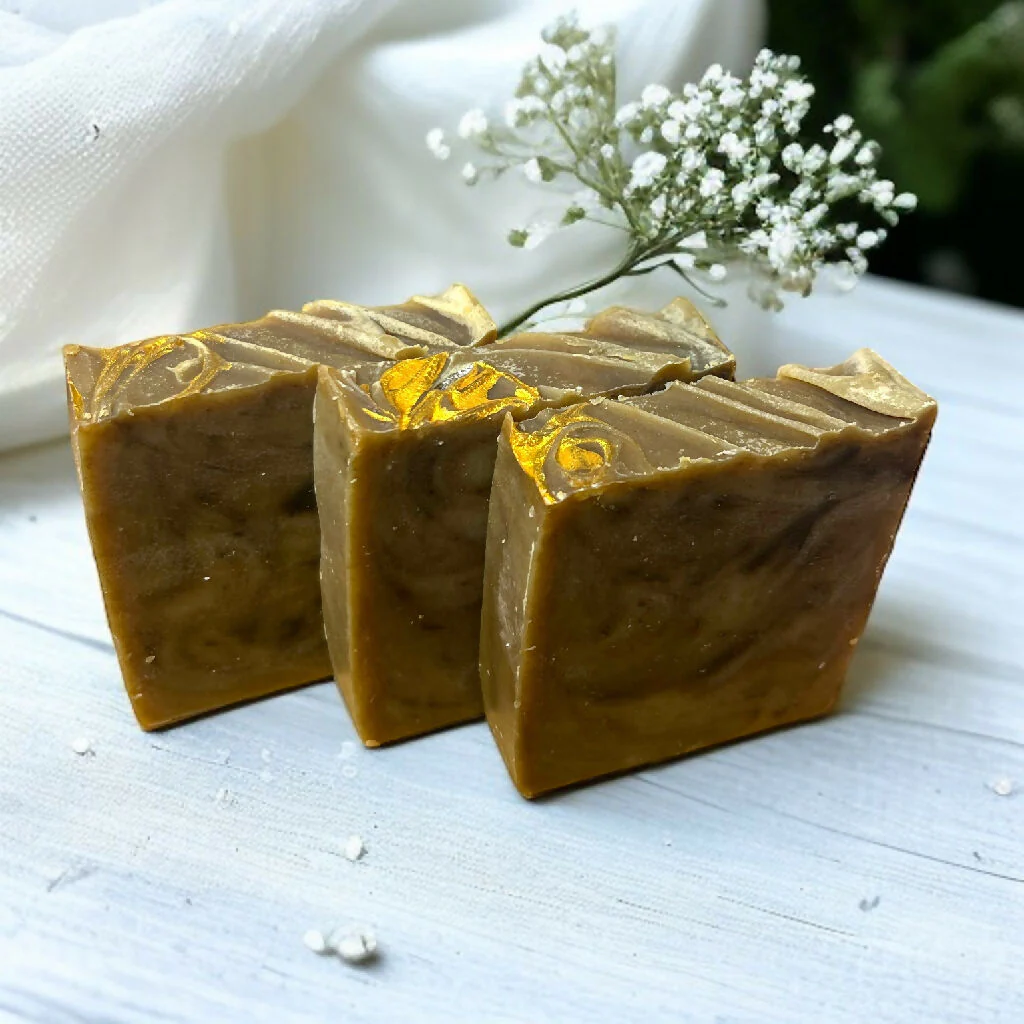 Natural Nettle Soap Bar with Lavender, Lemon and Juniperberry Essential Oils Small and Large Size - Image 5