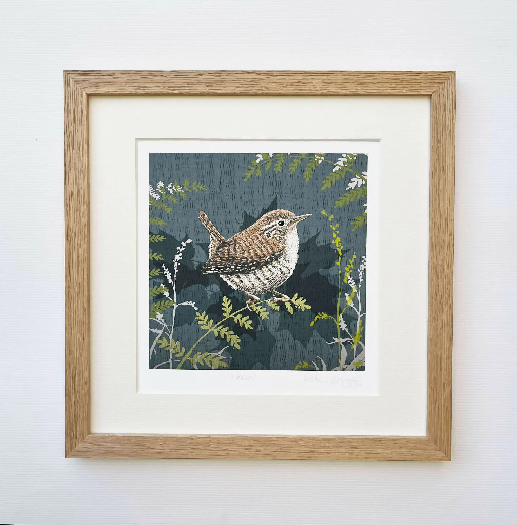 Navy Wren -Signed and mounted Giclée Art Print - Image 5
