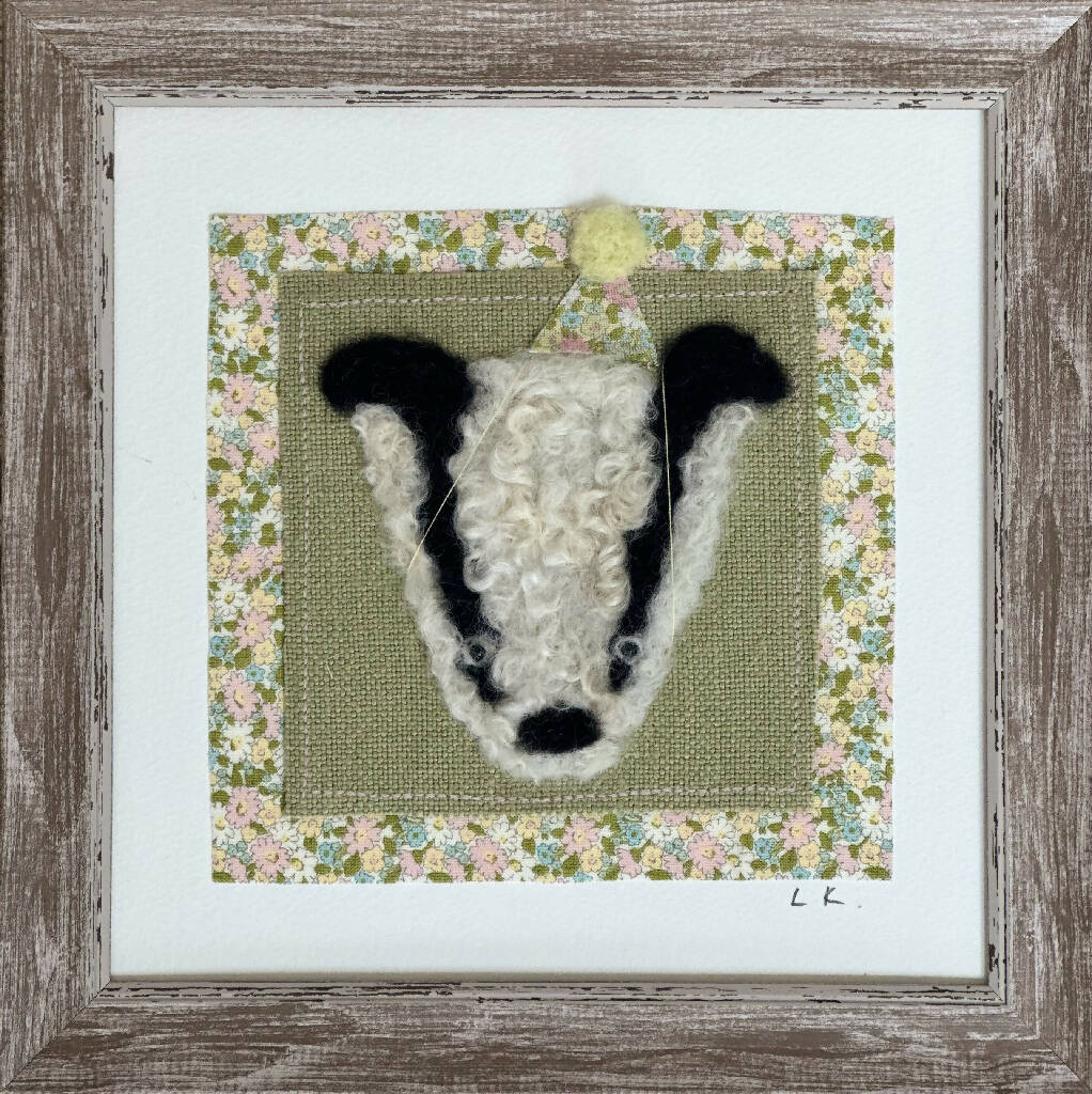 Needle Felt Party Badger - Image 4