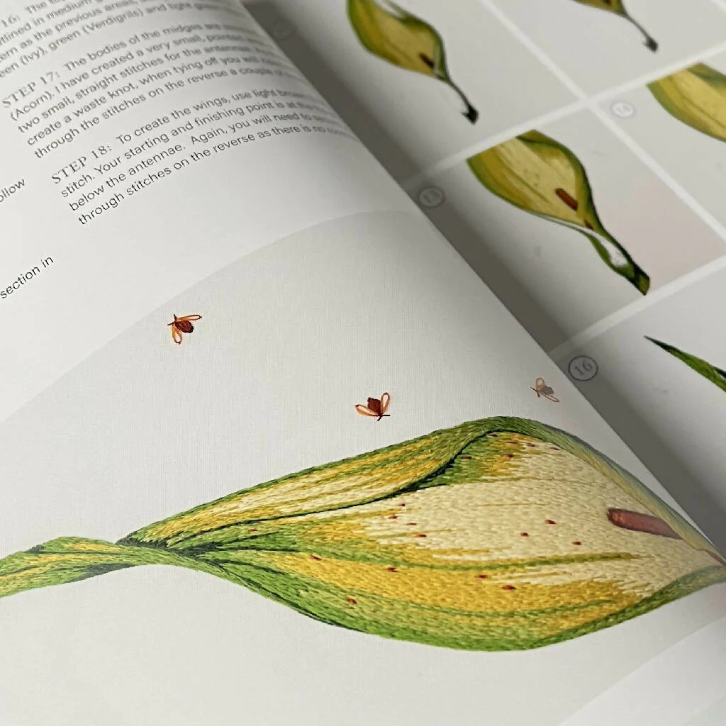 Needlepainted Plants and Pollinators: an insect lover's guide to silk shading embroidery - Embroidery book by Victoria Matthewson - Image 2