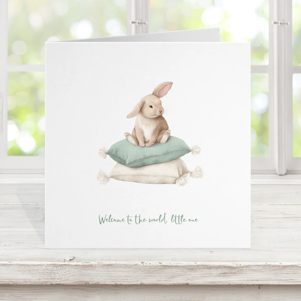 New Baby Boy or Girl, Greeting Card - personalised with your message - Image 4