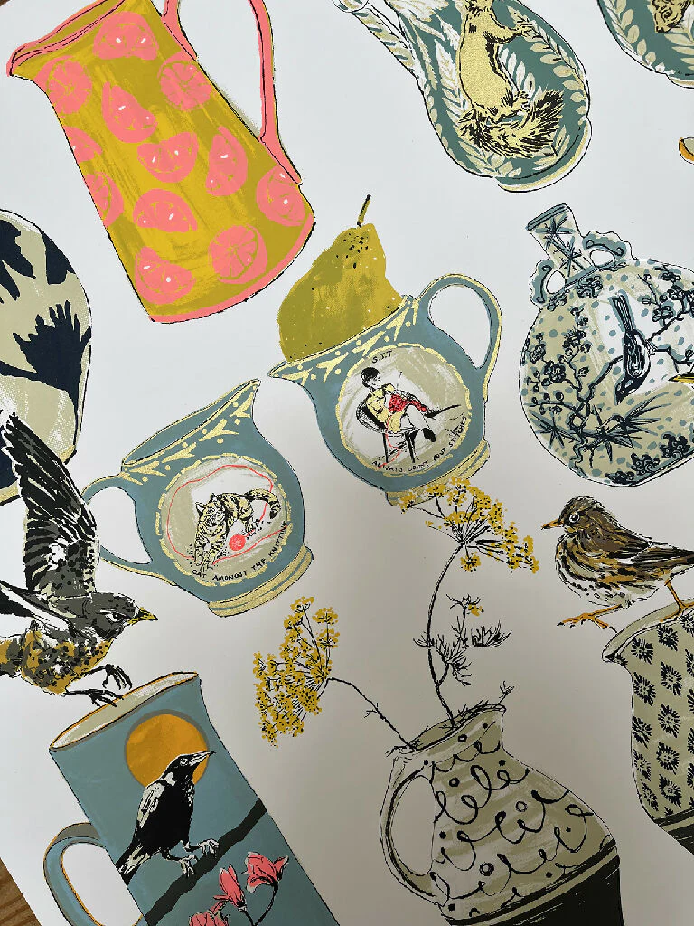 Nice Jugs and a Lovely Pear, Limited Edition Screenprint - Image 2