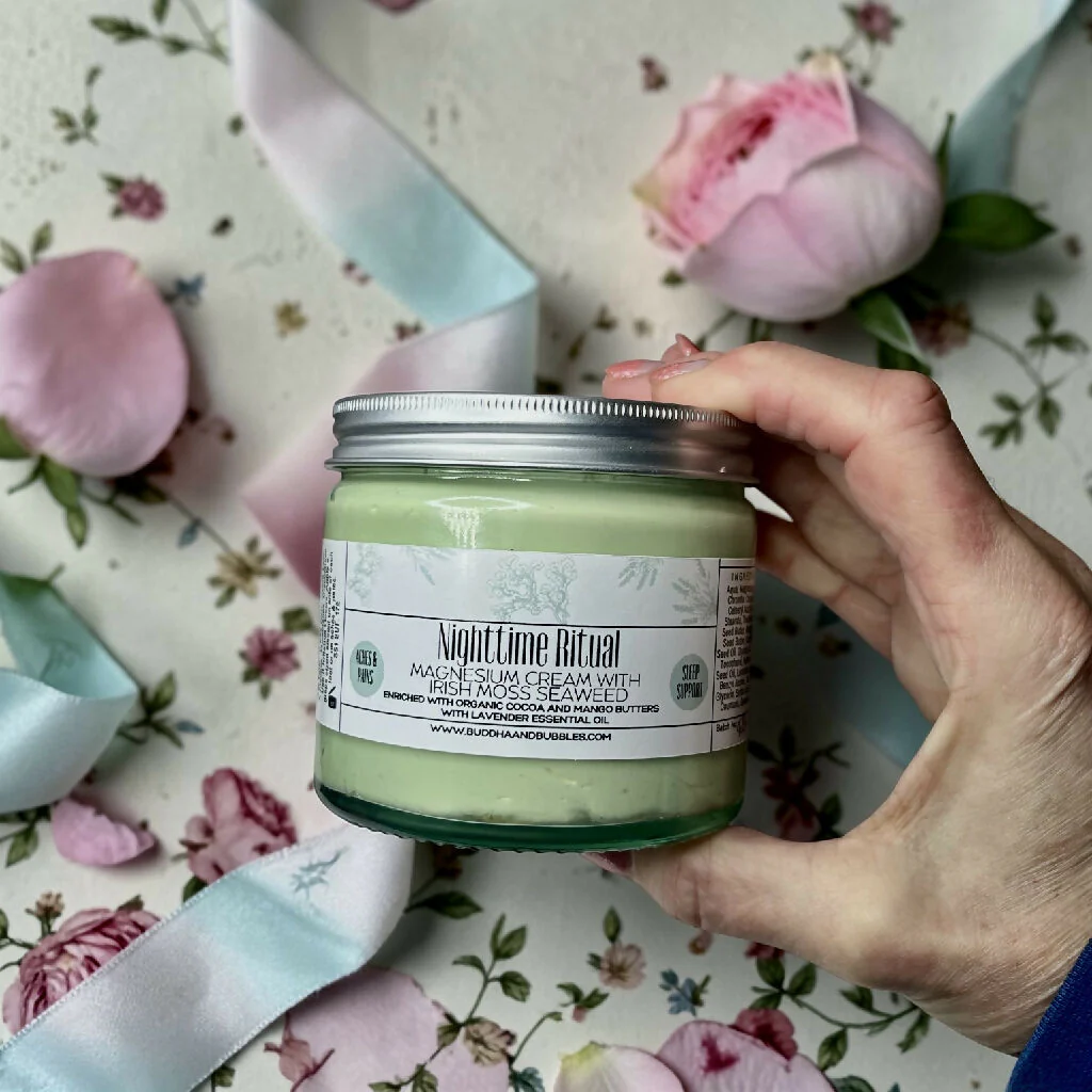 Nighttime Ritual Magnesium Cream Infused with choice of blend Jumbo Size 250g - Image 3
