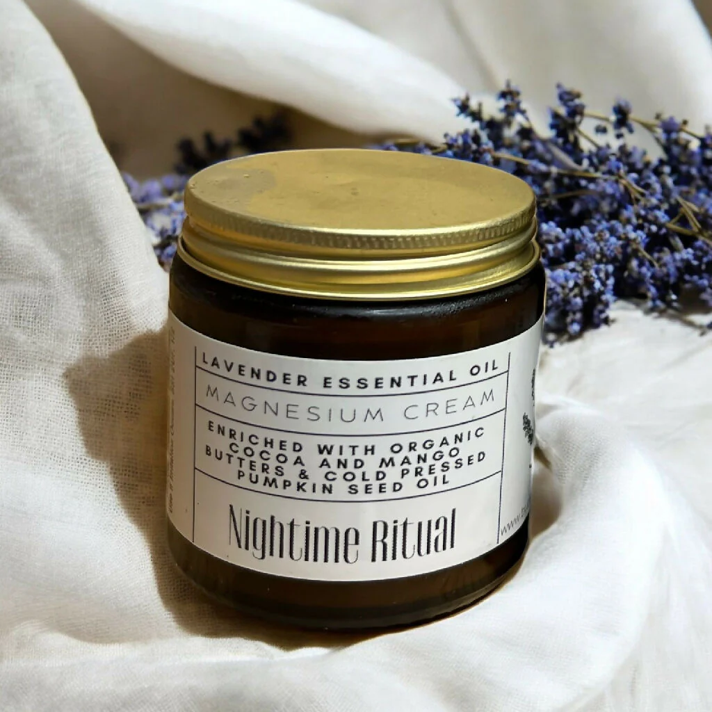 Magnesium Sleep Cream Menopause Cream with Clary Sage Lavender and Rose Geranium 100g - Image 3