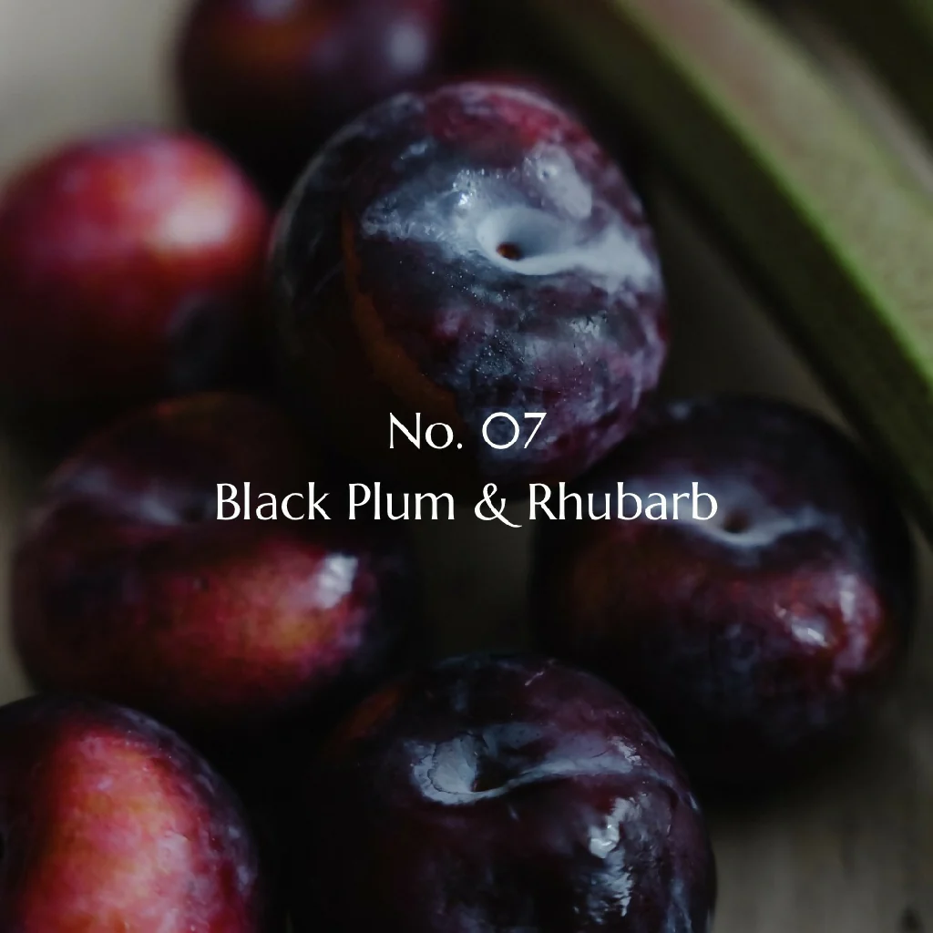 No. 07 Japanese Plum & Rhubarb Luxury Candle - Image 2