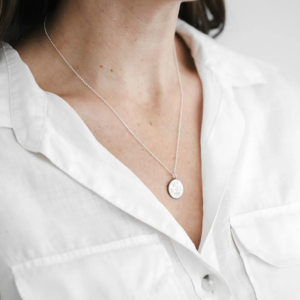Norwegian Bee Coin Necklace - Image 3