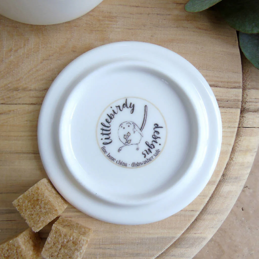 Nuthatch Fine Bone China Coaster - Image 5