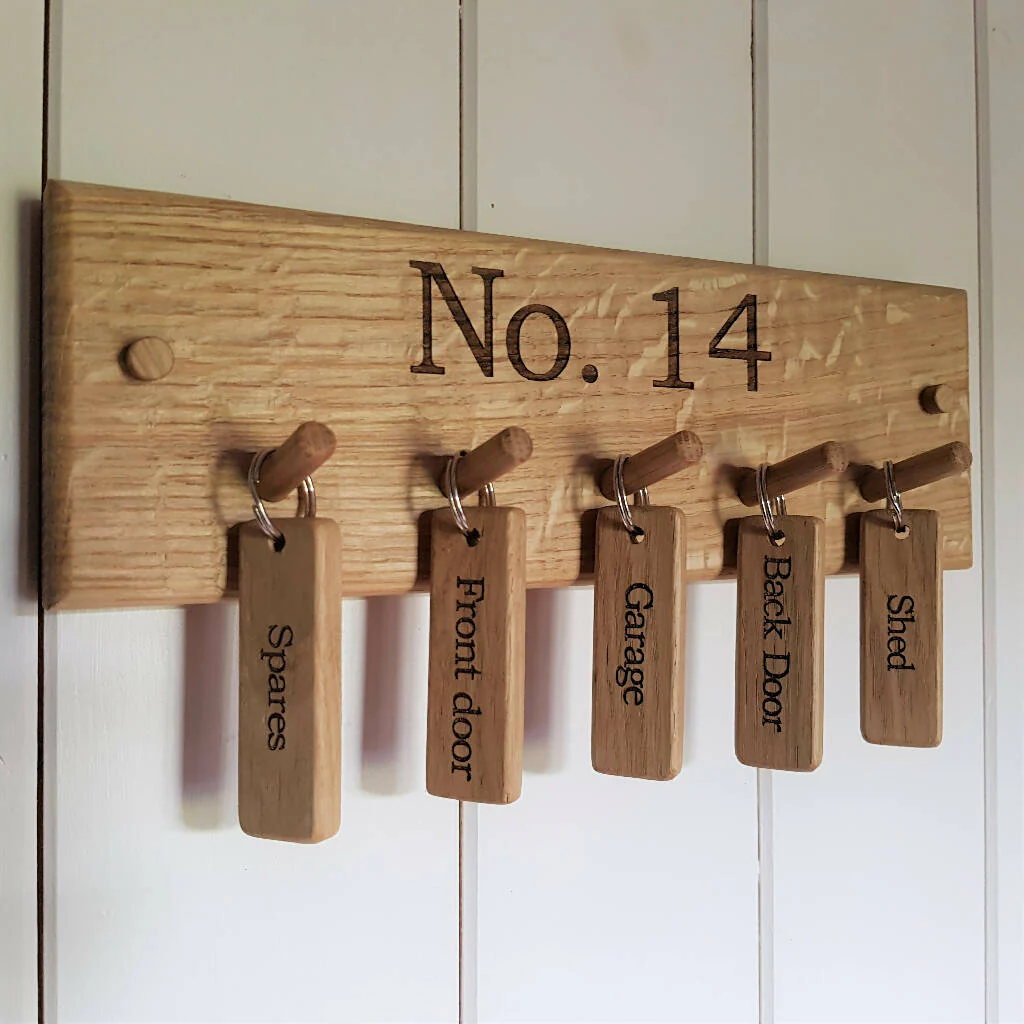 Oak Key Rack - Image 6