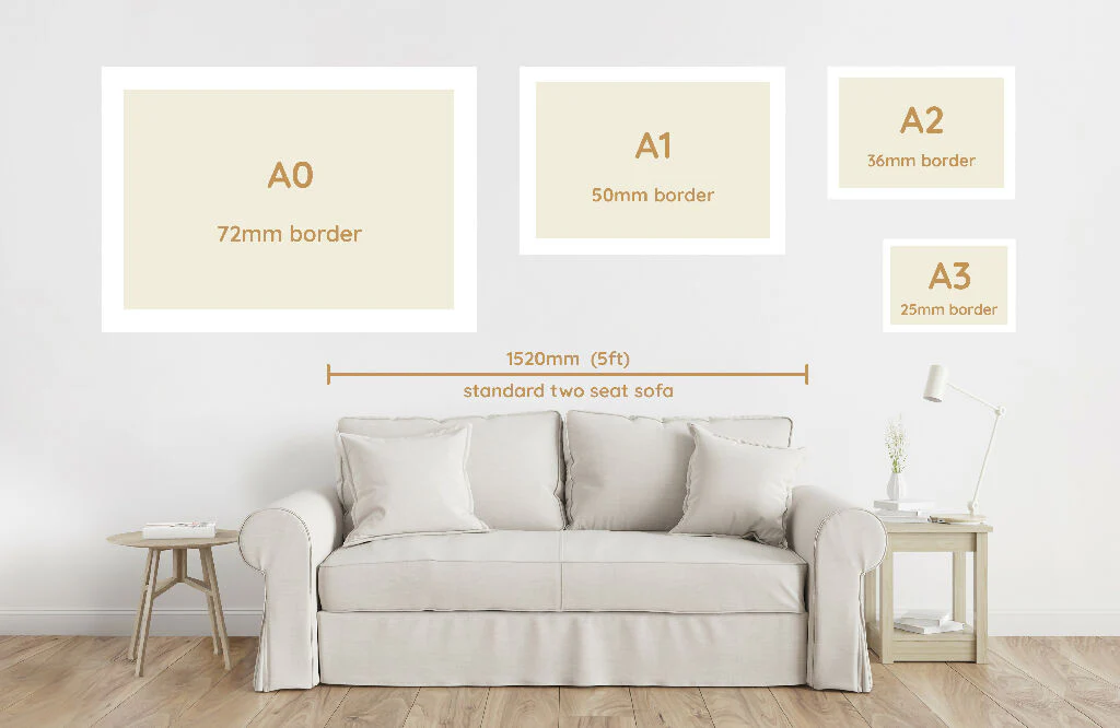 Warming Autumnal Art Print 'Ochre Wood' - Image 7