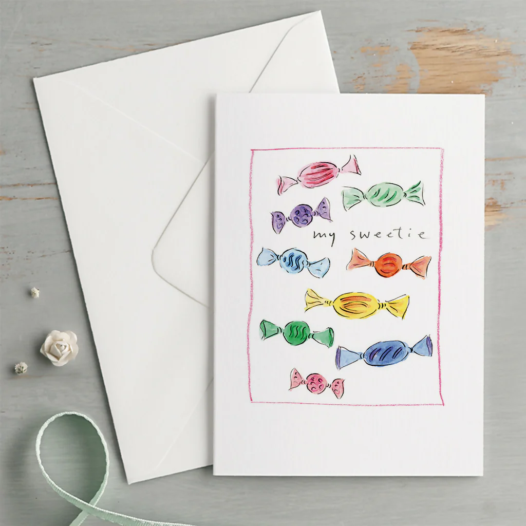'My Sweetie' Funny Sweets Romantic Card