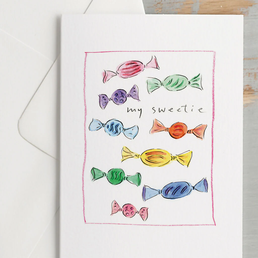 'My Sweetie' Funny Sweets Romantic Card - Image 2