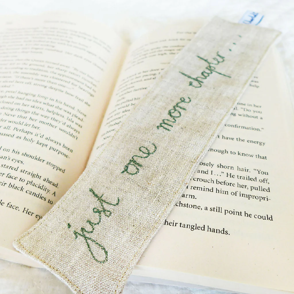 One More Chapter Embroidered Bookmark - Image 4