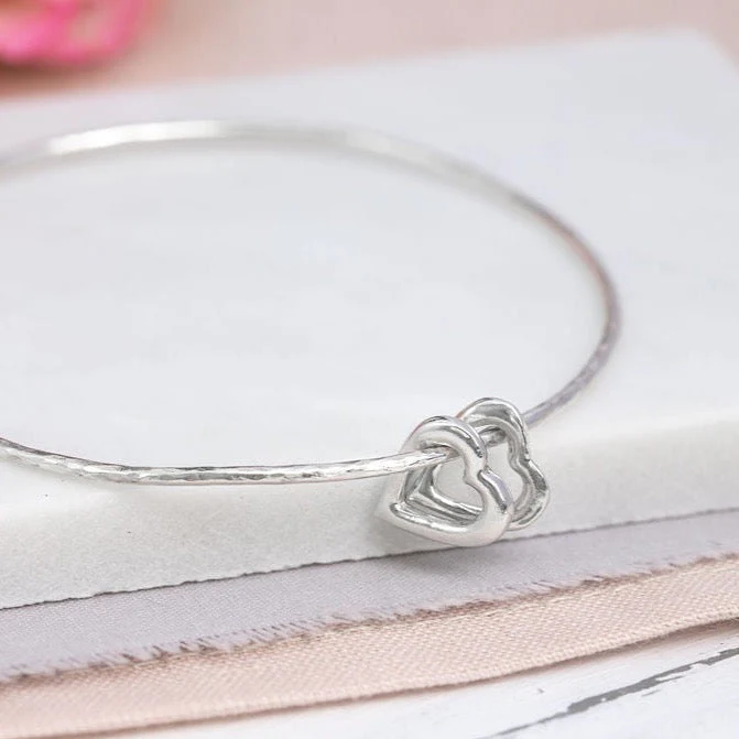 Open Hearts Bangle - Image 2