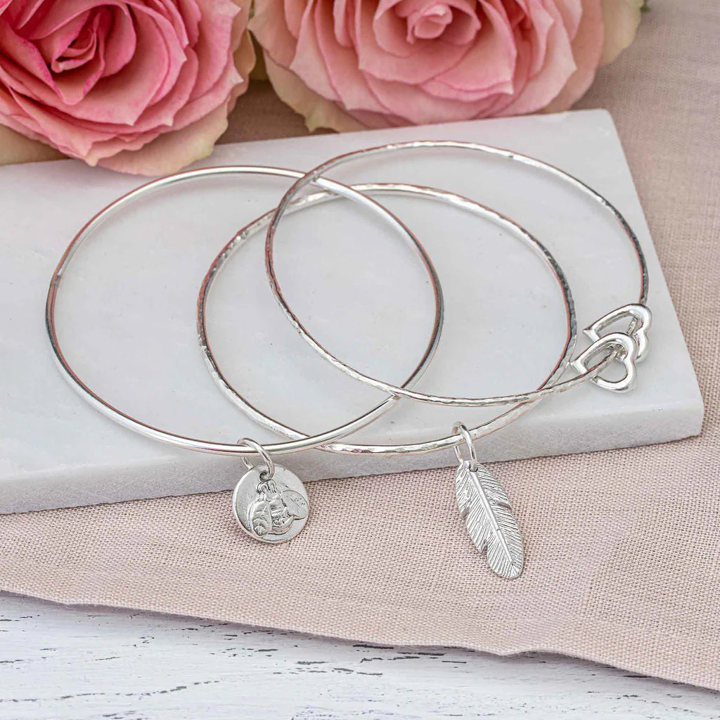 Open Hearts Bangle - Image 4