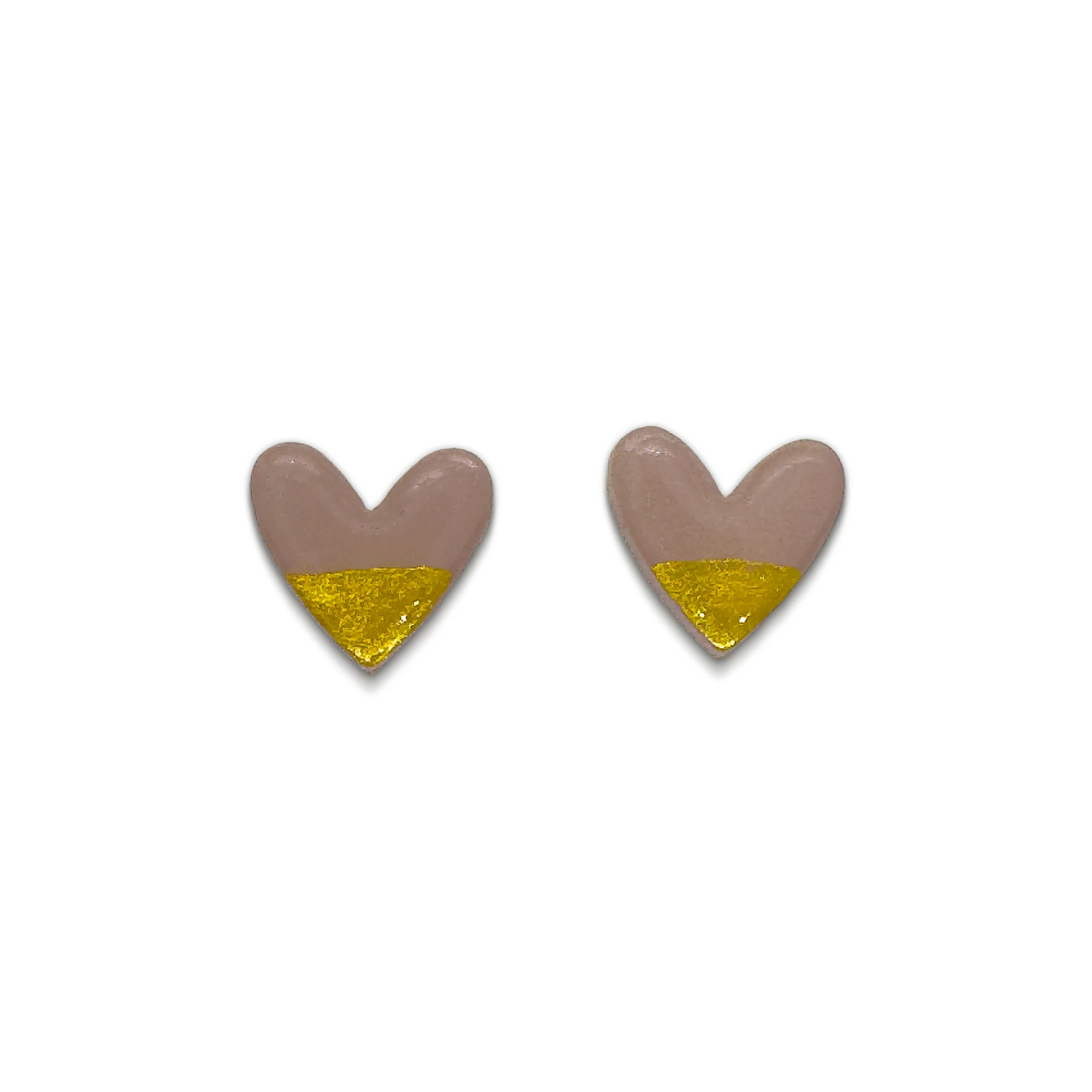 Ophelia Heart Earrings | Blush - Image 2