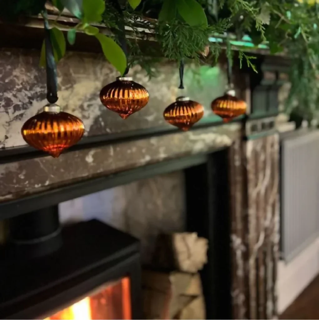 Orange Copper Glass Baubles - Image 5