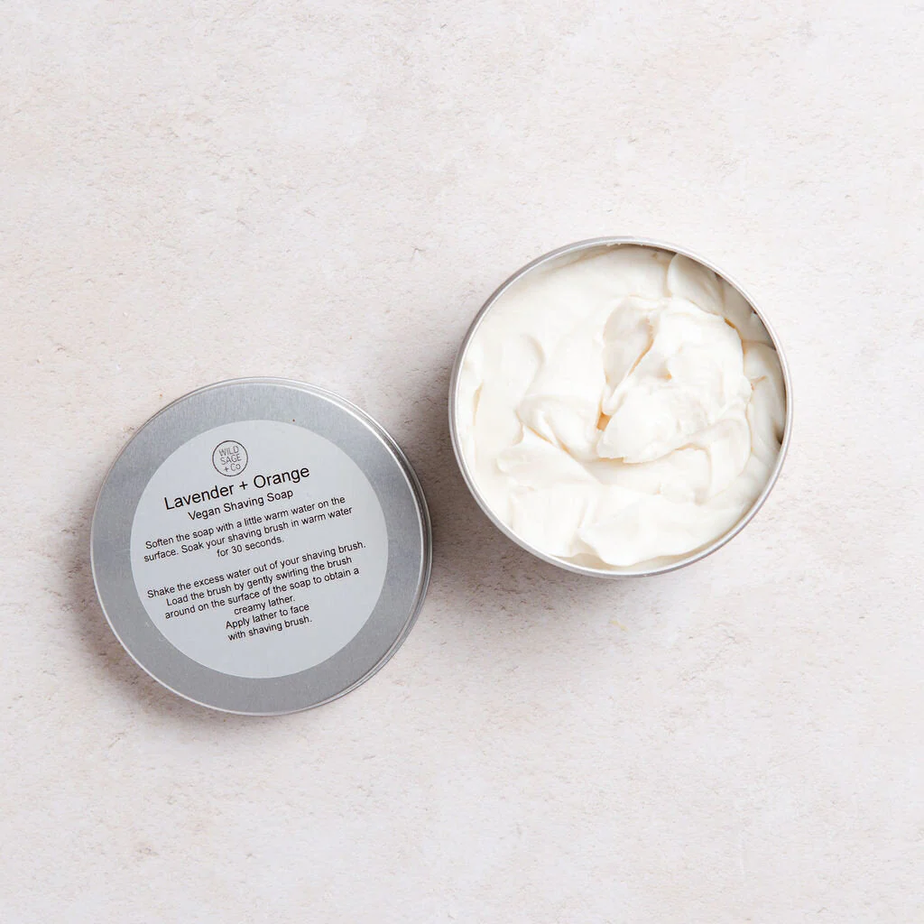 Orange + Lavender Shaving Soap - Image 2
