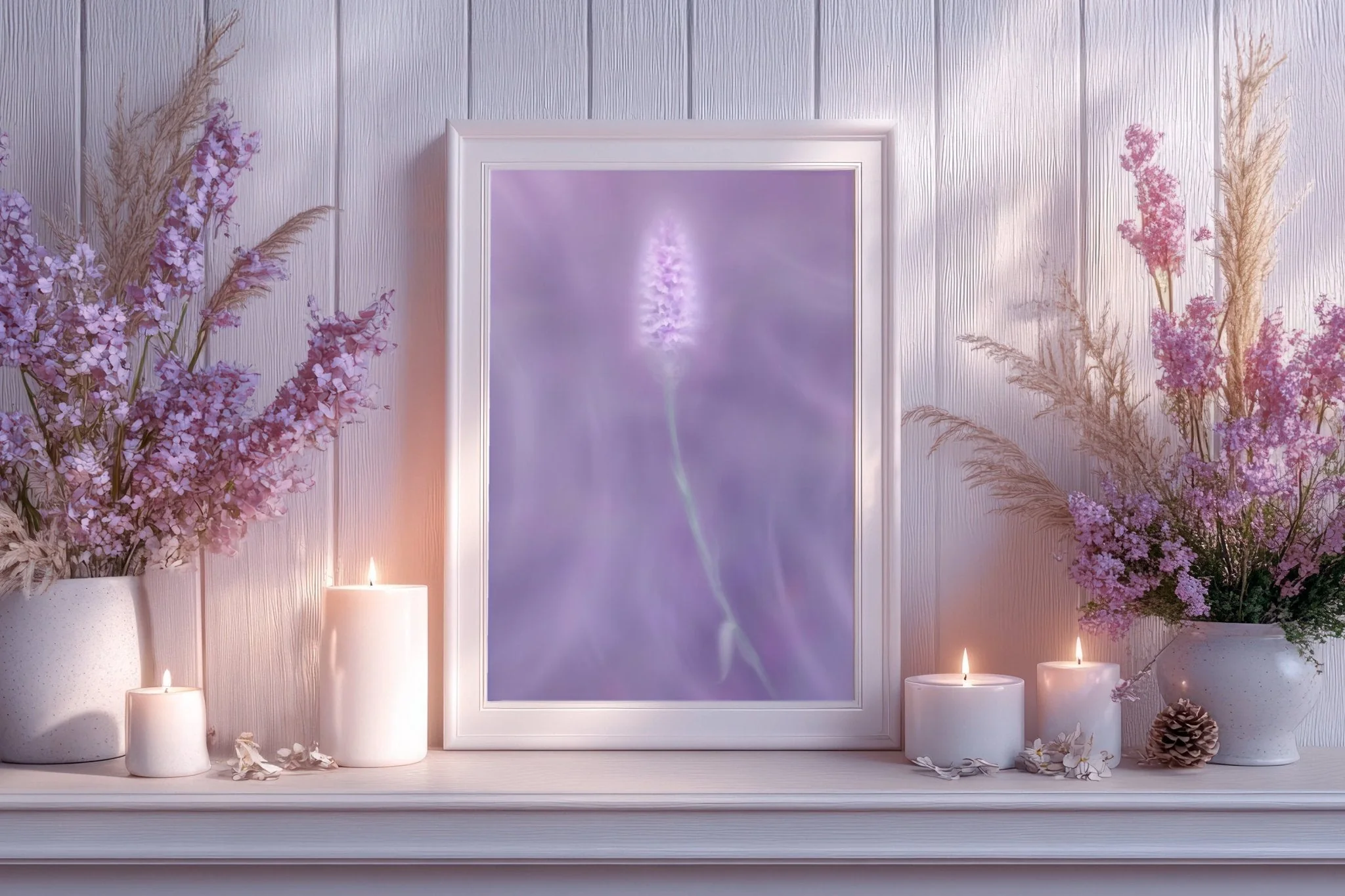 Flower Art Print for Home Interiors 'Orchid'