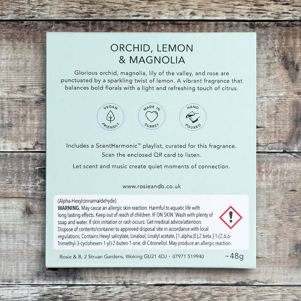 Orchid, Lemon & Magnolia Wax Melts - Image 3