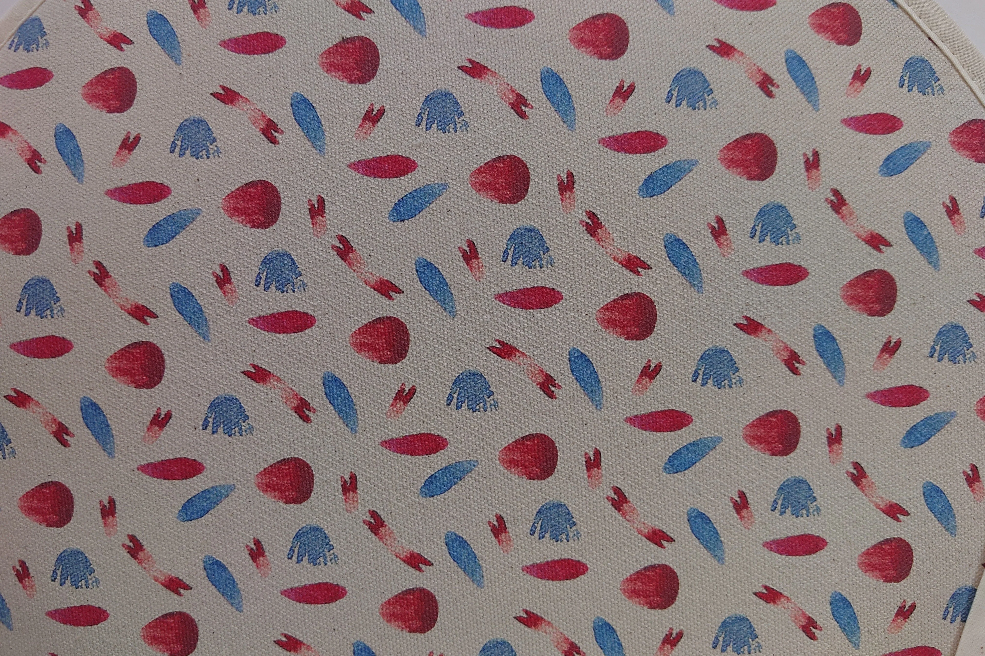 Organic Aga Hob Cover and Table Protector - Machair Petals Multi - Image 3