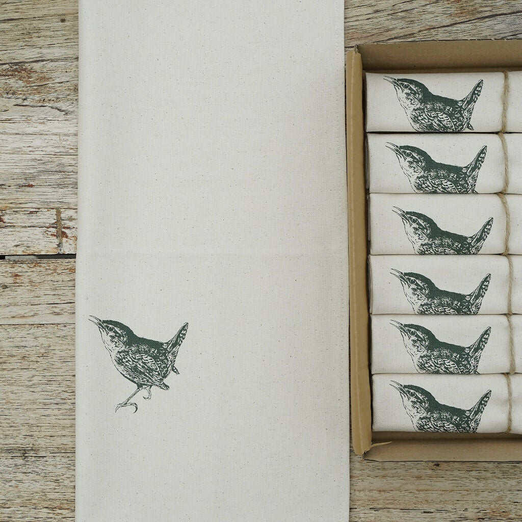 Organic Cotton Wren Napkin – Boxed Set of 6 - Image 2