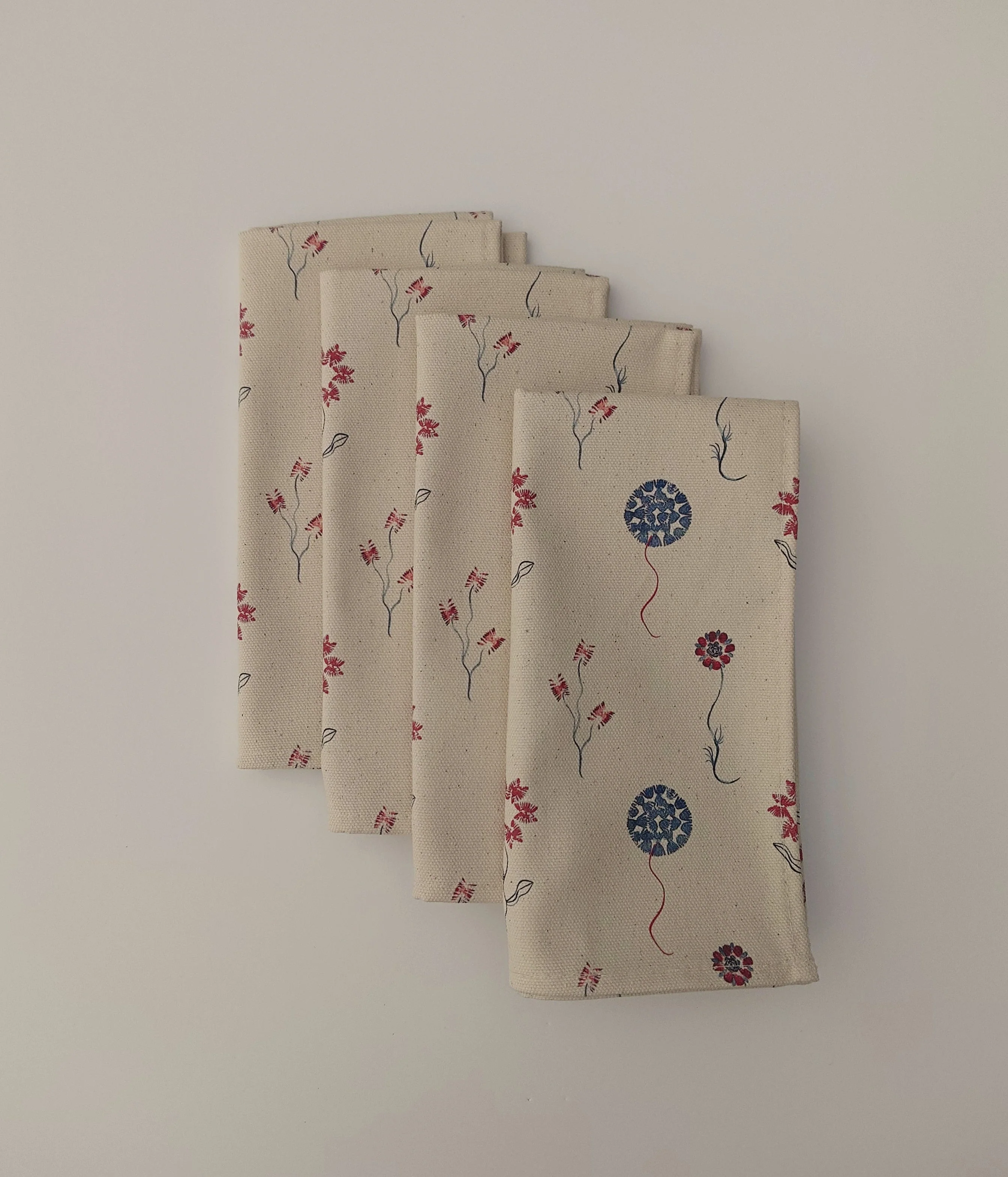 Organic Napkin - Machair Bloom Multi - Image 2