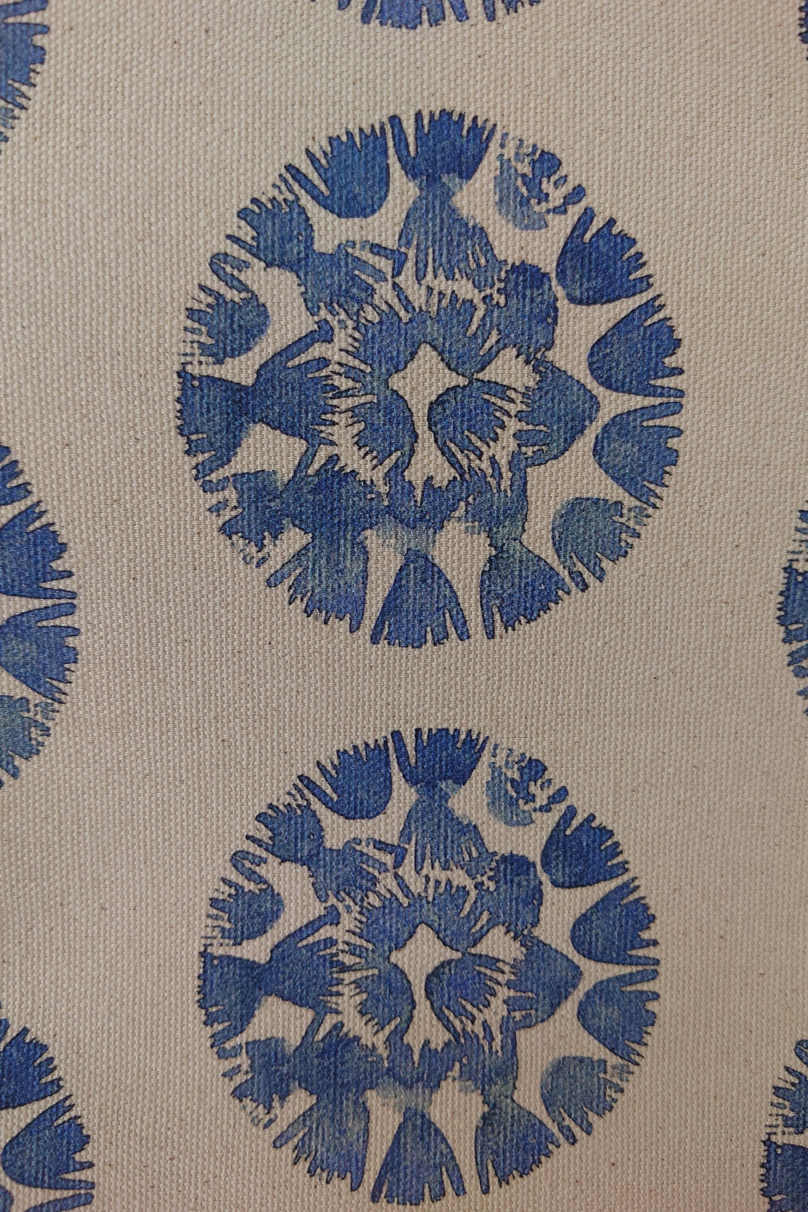 Organic Table Runner - Machair Clock Blue - Image 2