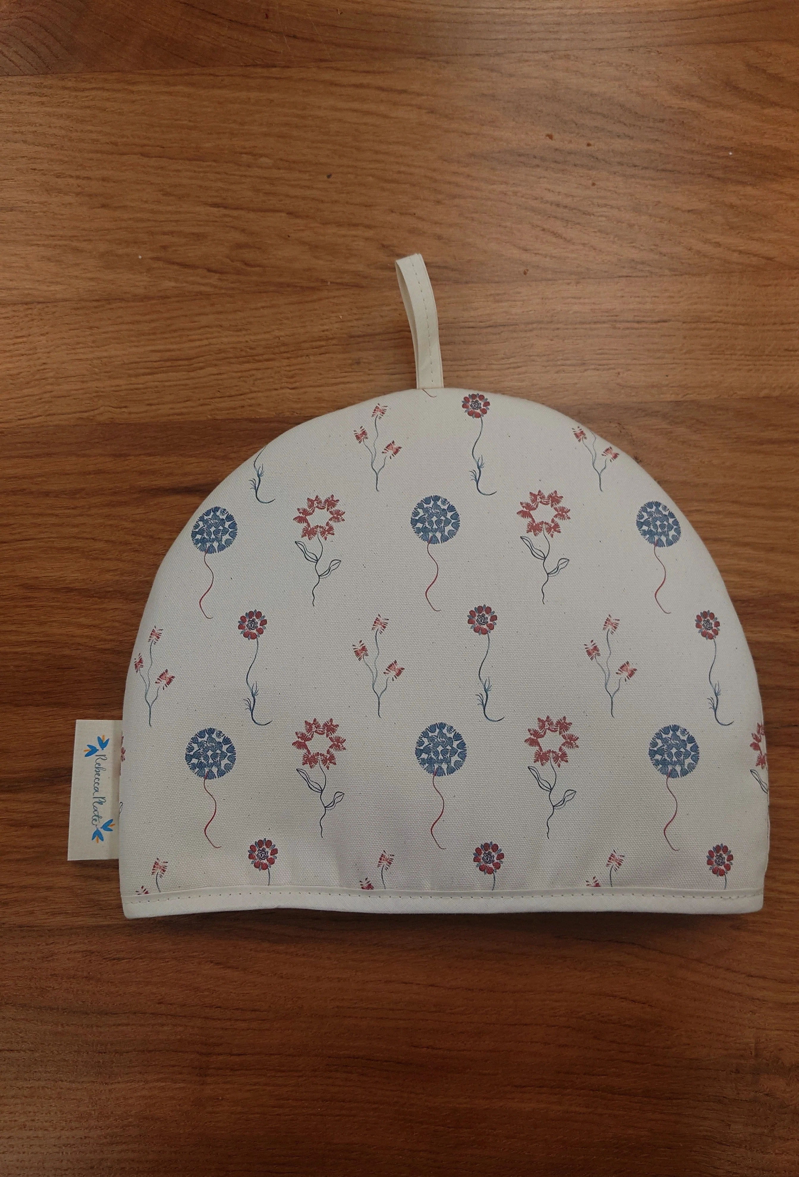 Organic Tea Cosy - Machair Bloom Multi (Large scale)