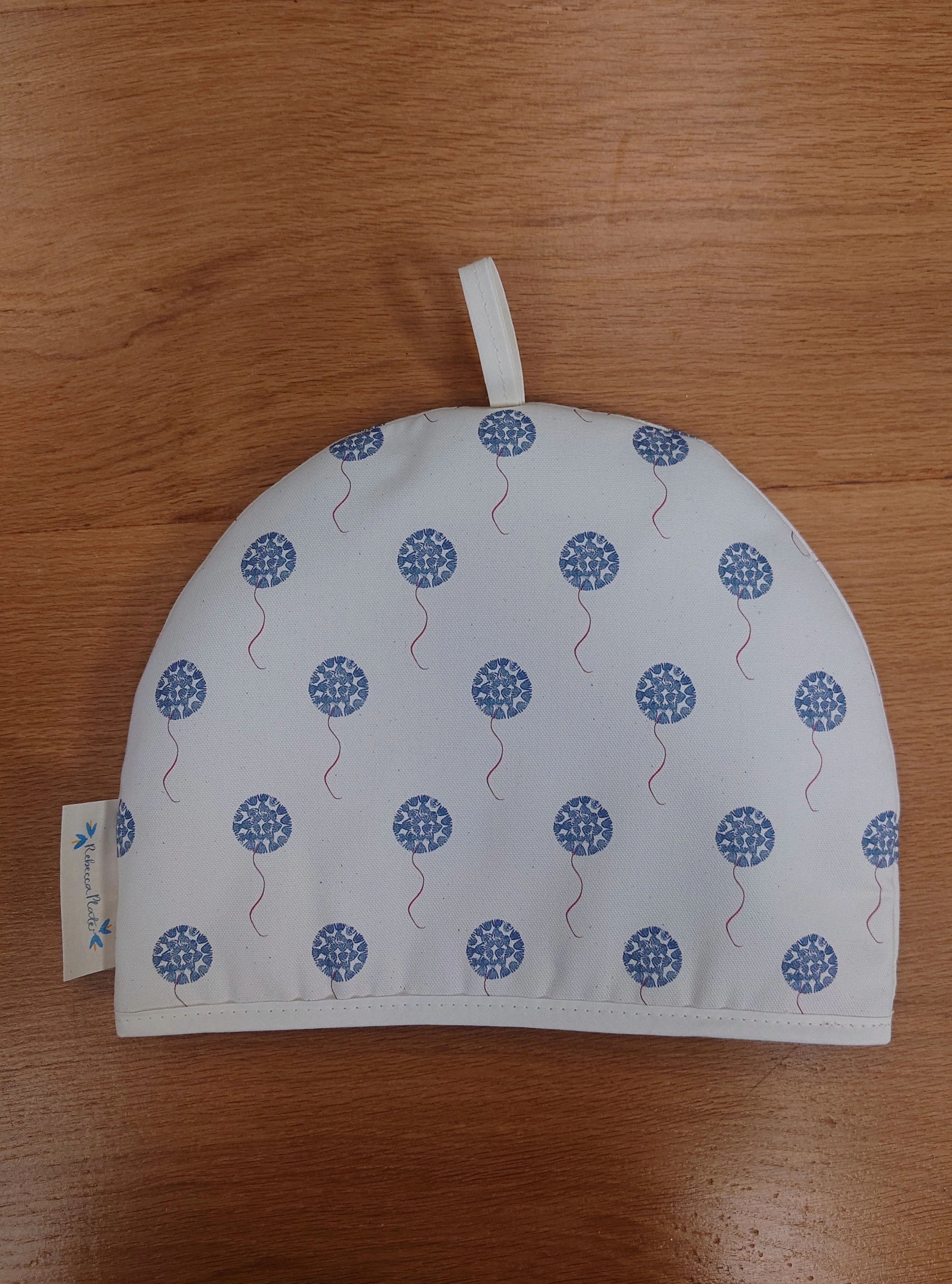 Organic Tea Cosy - Machair Floret Blue