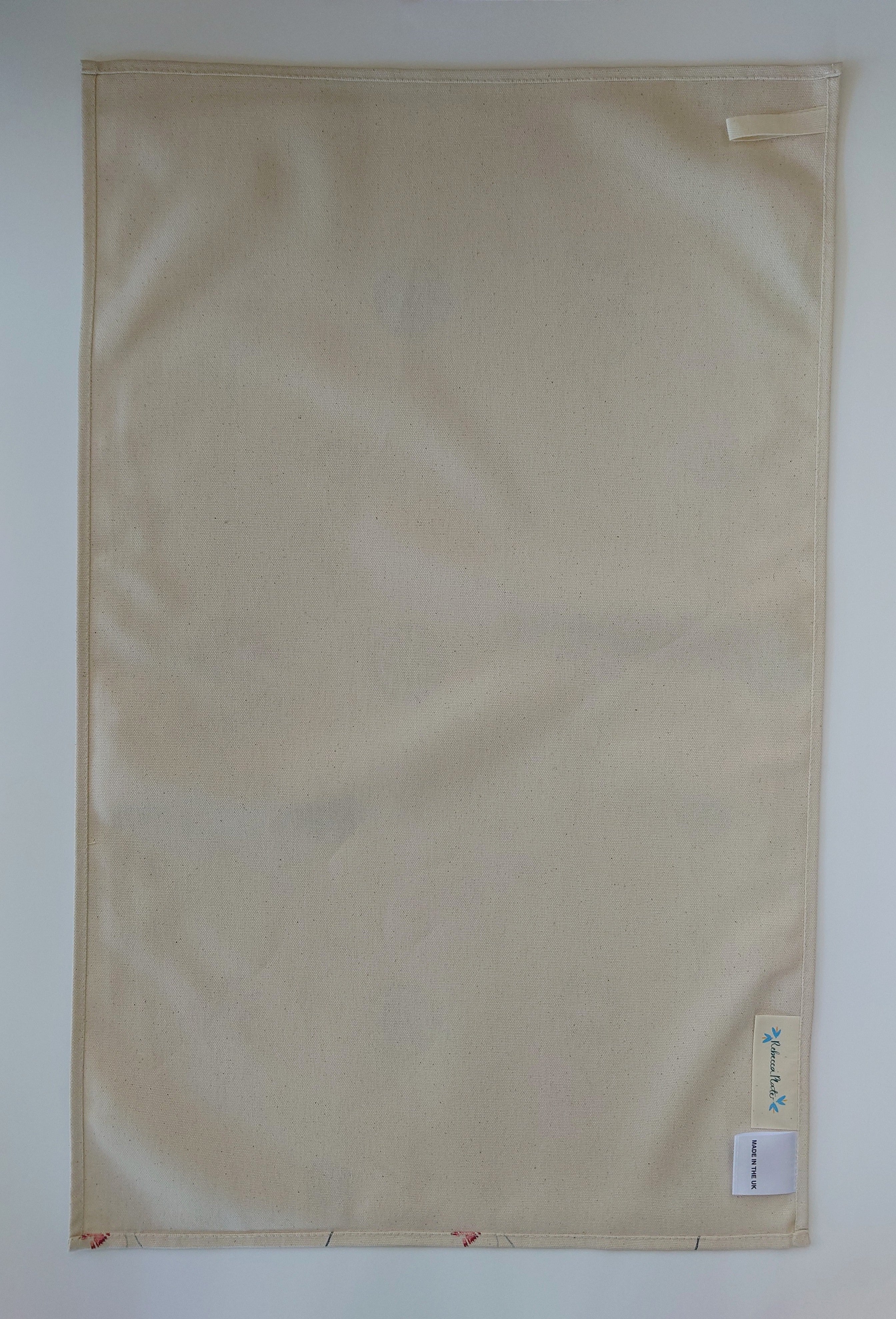 Organic Tea Towel - Machair Clock Gold Green - Image 3