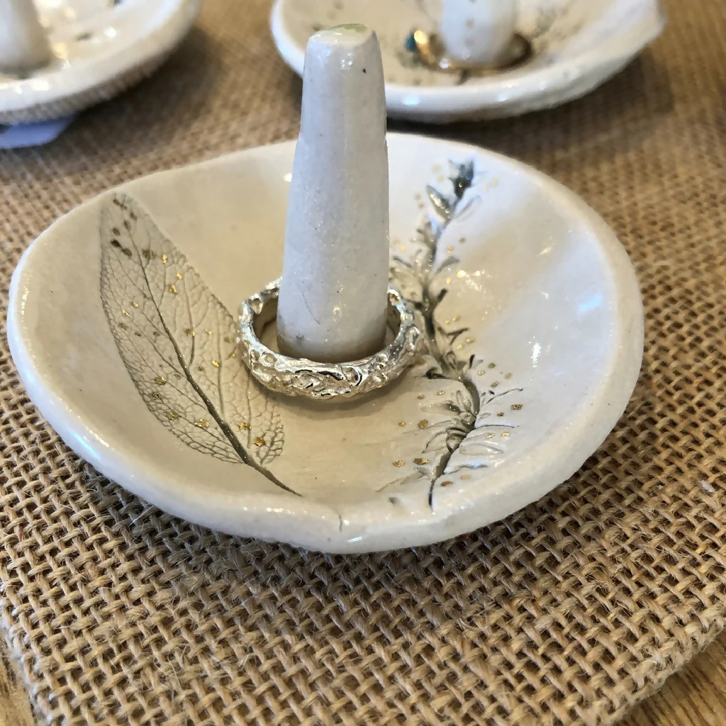 Organic Textured Sterling Silver Cast Rock Ring - Image 3