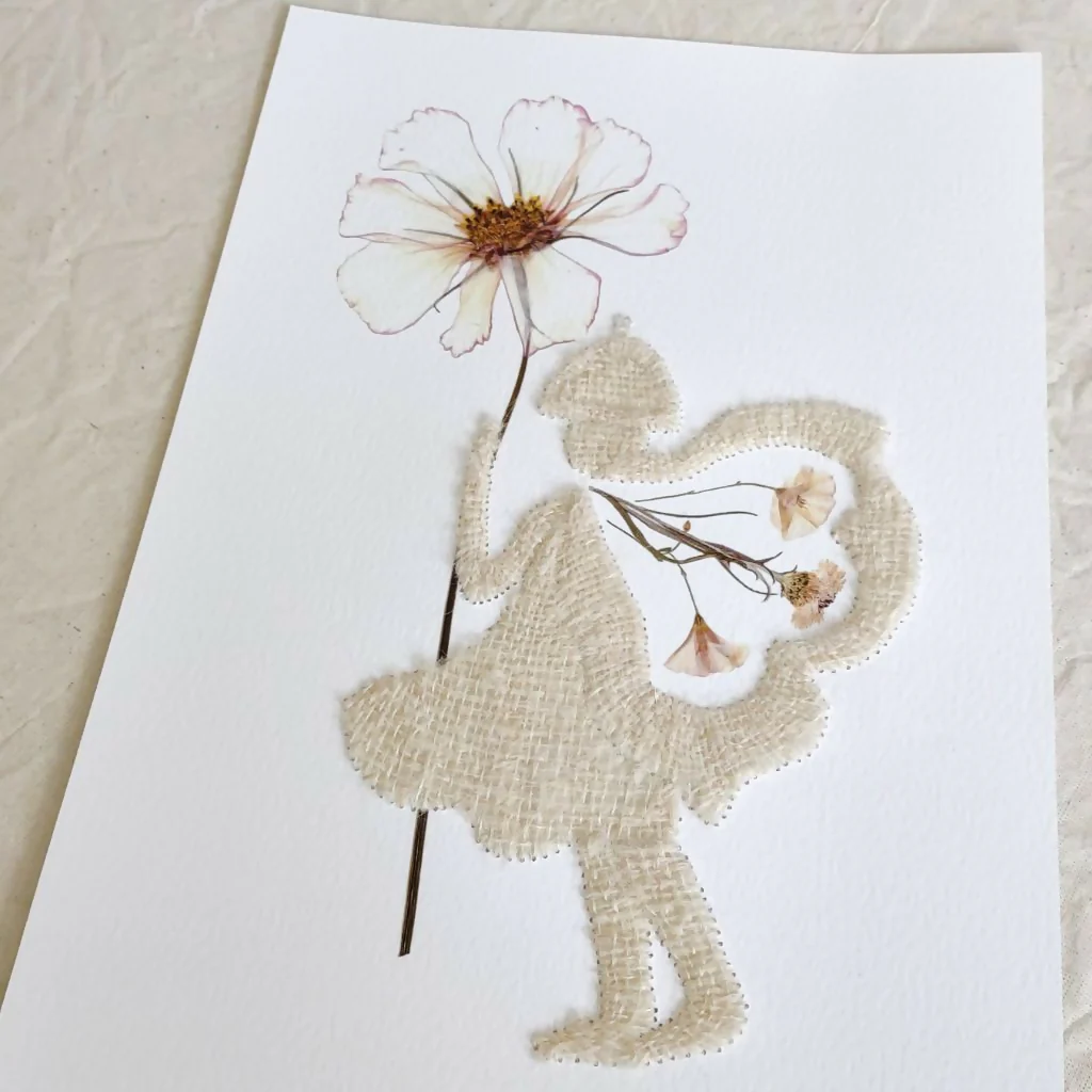 Original Fairy Textile Art - Image 2