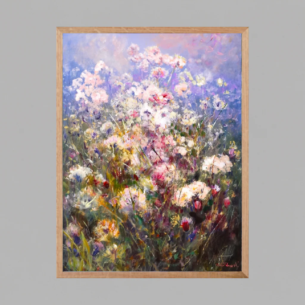 Original painting 'Autumn Meadow' by Mariusz Kaldowski